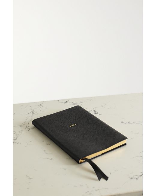 Smythson Soho 2024 Textured-leather Diary