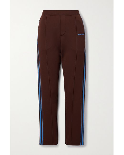 Adidas Originals Wales Bonner Embroidered Recycled Stretch-piqué Pants