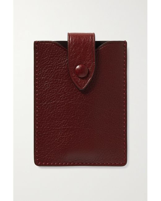 Métier Textured-leather Cardholder
