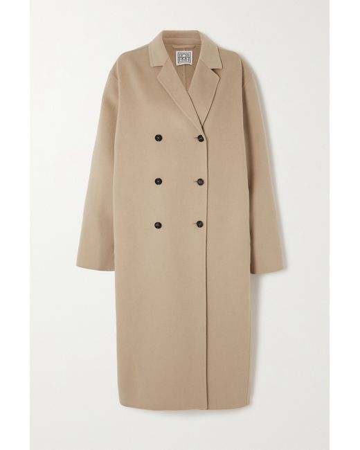 Totême Signature Double-breasted Wool Coat