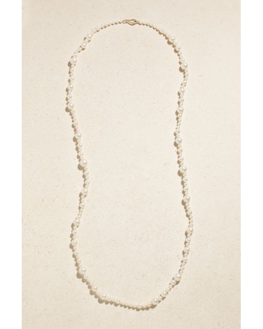 Mizuki 14-karat Pearl Necklace