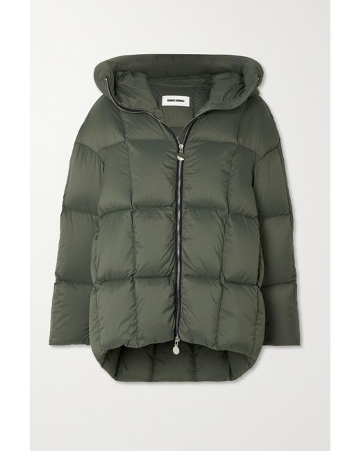 Ienki Ienki Wendy Hooded Quilted Shell Down Jacket Army