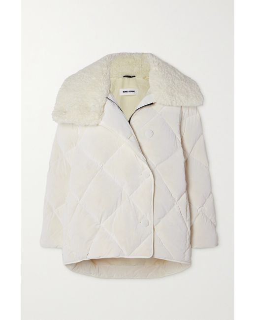 Ienki Ienki Queen Faux Shearling-trimmed Quilted Shell Down Jacket