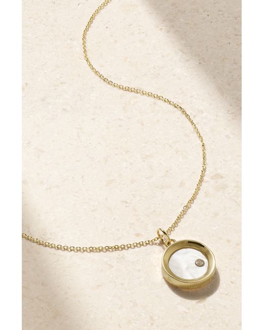 Mateo 14-karat Gold Pearl And Diamond Necklace