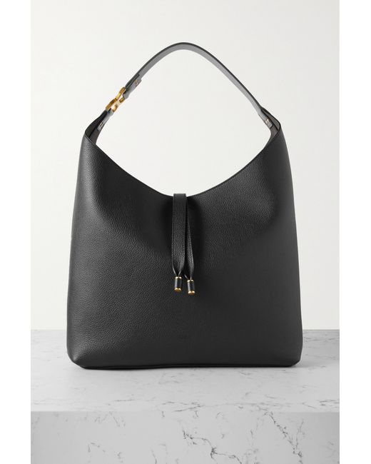 Chloé Net Sustain Marcie Textured-leather Shoulder-bag