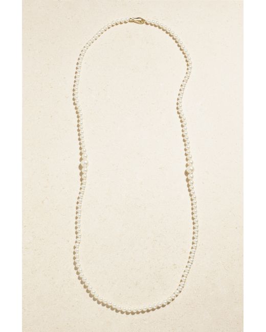 Mizuki 14-karat Pearl Necklace
