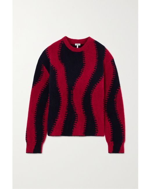 Loewe Wool-blend Jacquard Sweater