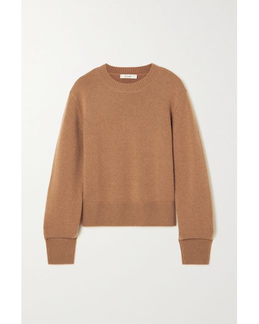 Frame Cashmere Sweater Camel