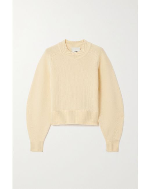 Isabel Marant Leandra Merino Wool And Cashmere-blend Sweater Pastel