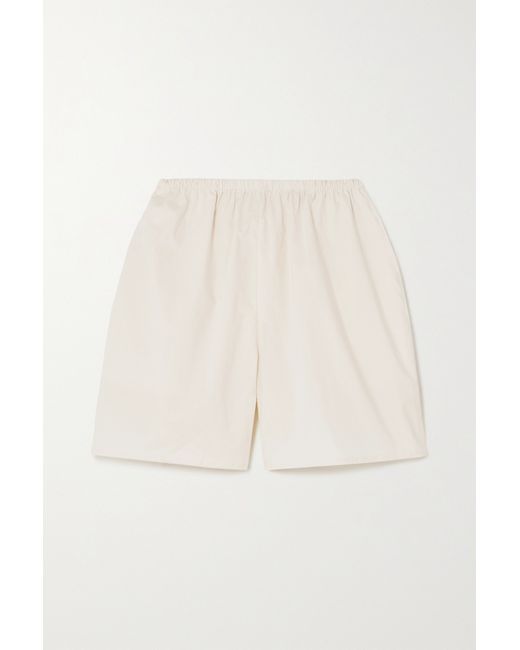 Deiji Studios Organic Cotton-poplin Shorts