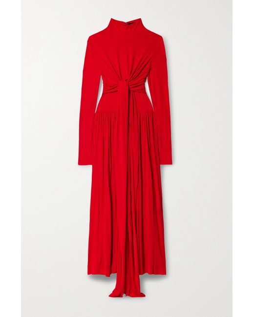 Proenza Schouler Wrap-effect Jersey Maxi Dress