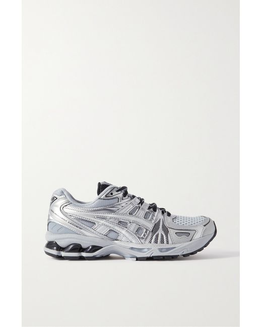 Asics Gel-kayano 14 Rubber-trimmed Mesh And Faux Leather Sneakers