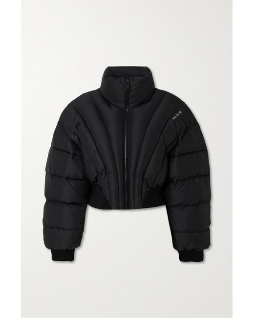 Mugler Cropped Quilted Recycled-shell Jacket