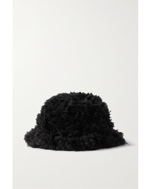 Goldbergh Bird Faux Fur Bucket Hat