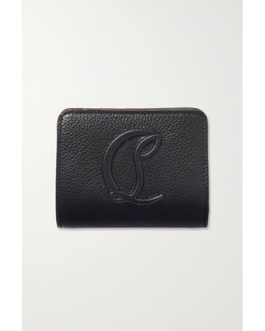 Christian Louboutin By My Side Embossed Textured-leather Wallet