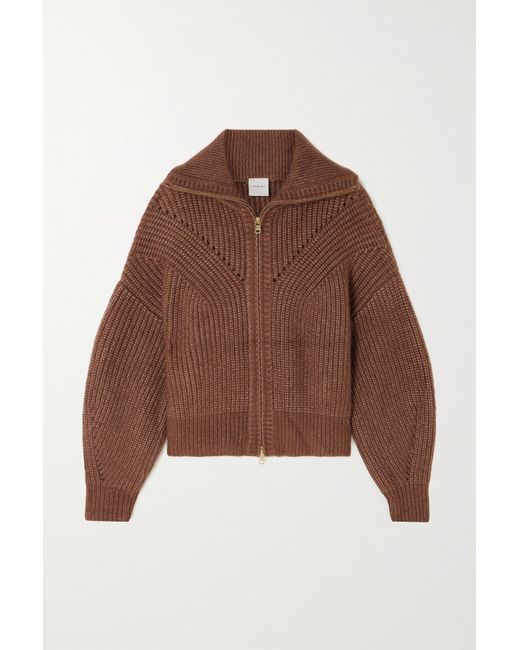 Varley Putney Ribbed-knit Jacket