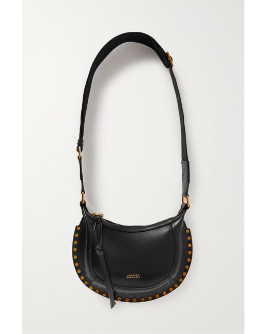 Isabel Marant Mini Moon Stud-embellished Leather Shoulder Bag