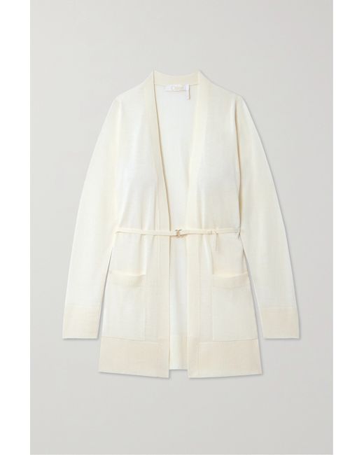 Chloé Belted Wool Cardigan