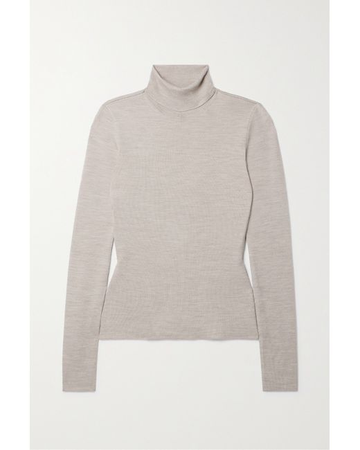 Gabriela Hearst May Wool Cashmere And Silk-blend Turtleneck Sweater