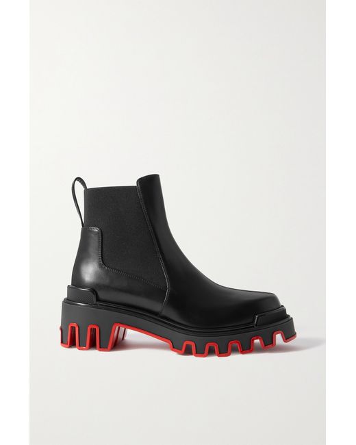 Christian Louboutin Marchacroche Dune Leather Chelsea Boots
