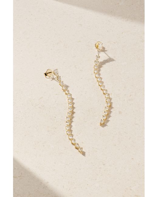 Anita Ko Olive 18-karat Diamond Earrings