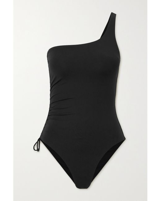 Melissa Odabash Bodrum One-shoulder Tie-detailed Swimsuit