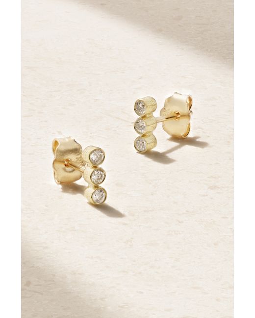 Jennifer Meyer 18-karat Diamond Earrings