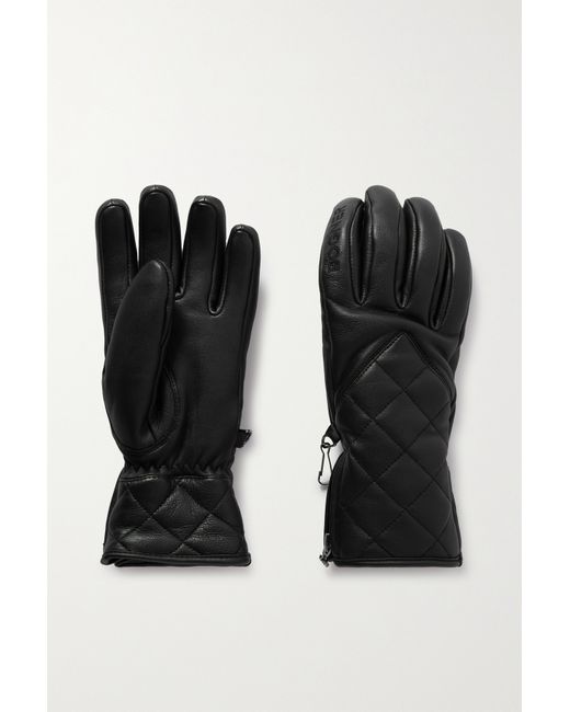 Bogner Dana Sport Quilted Padded Leather Ski Gloves