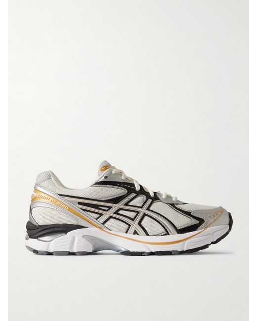Asics Gt-2160 Metallic Faux Leather-trimmed Mesh Sneakers