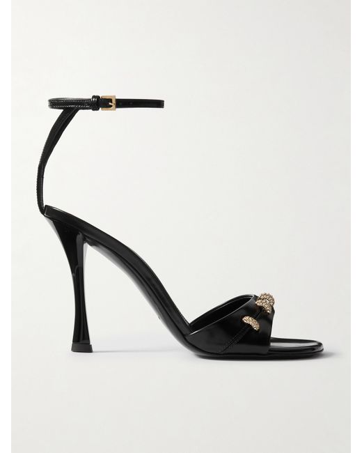 Givenchy Embellished Patent-leather Sandals
