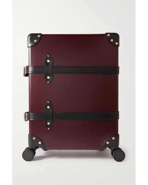 Globe-Trotter Centenary Carry-on Leather-trimmed Suitcase