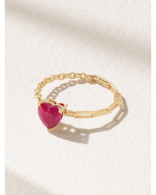 Yvonne Léon 18-karat Gold Ruby Ring