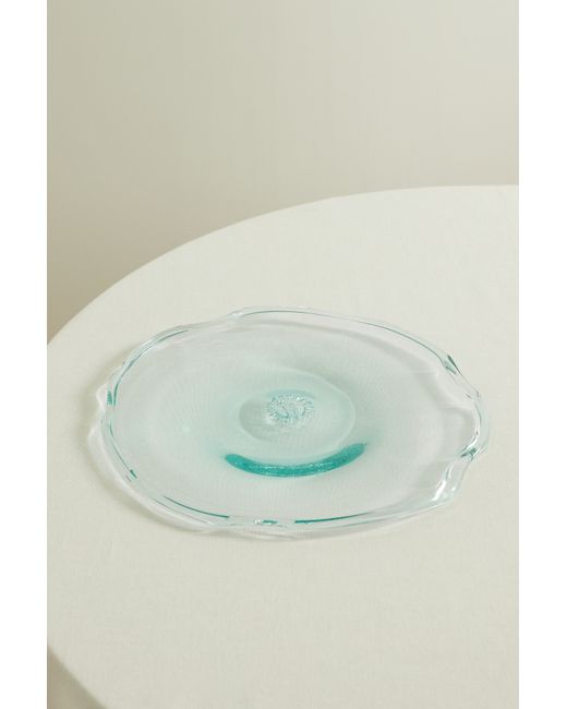 Completedworks Recycled Glass Serving Plate Clear