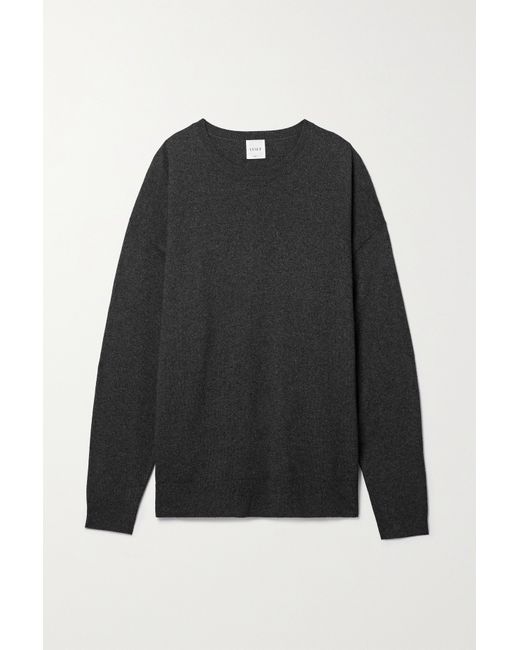 Leset Zoe Oversized Knitted Sweater Charcoal