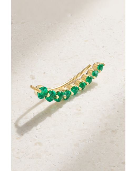 Anita Ko 18-karat Emerald Single Earring