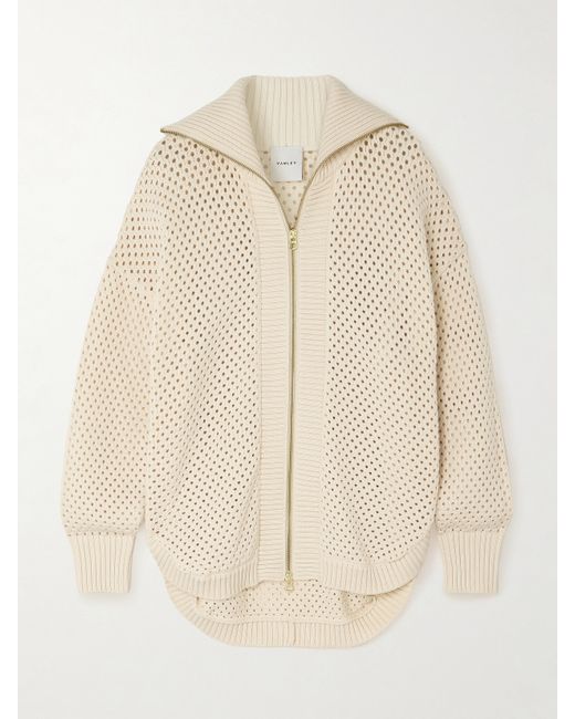 Varley Finn Open-knit Cotton Jacket