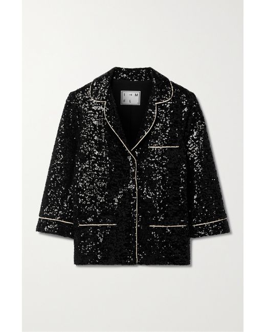 In The Mood For Love Sofia Sequined Tulle Jacket