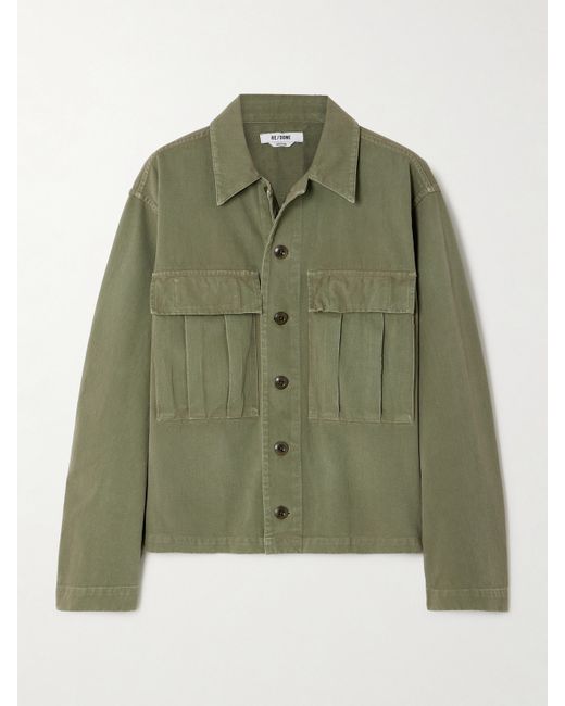 Re/Done Field Cotton-canvas Jacket