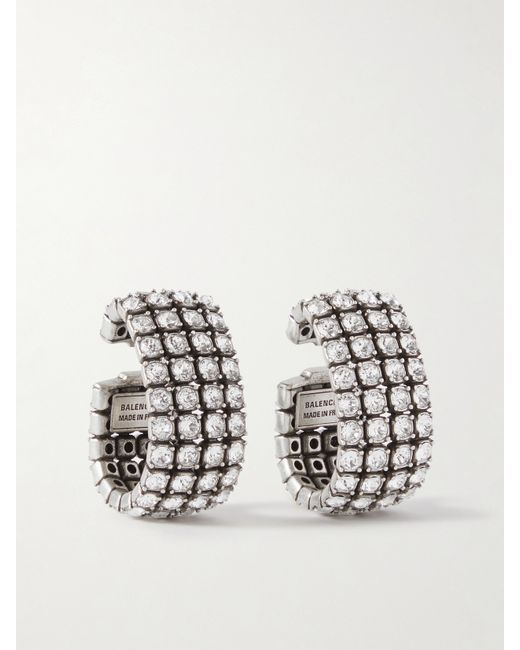 Balenciaga Glam tone Crystal Ear Cuffs