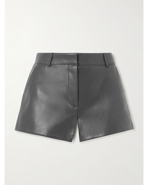 The Frankie Shop Kate Faux Leather Shorts