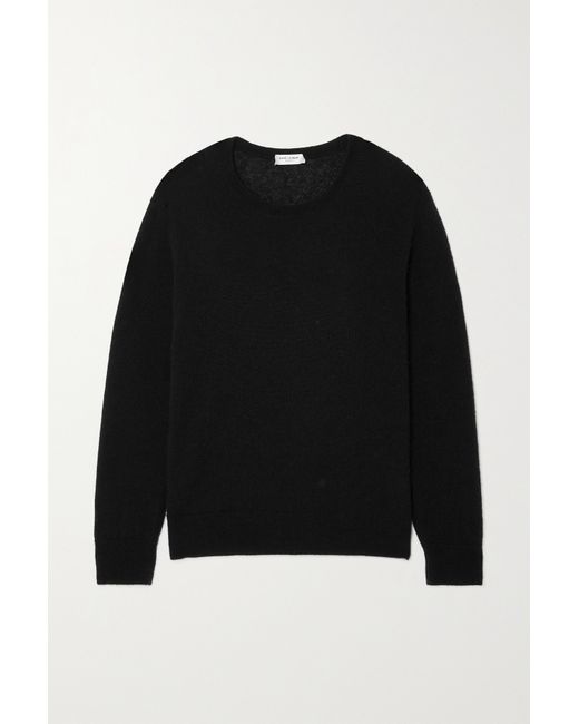 Saint Laurent Cashmere And Silk-blend Sweater