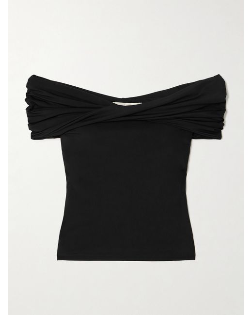 Róhe Off-the-shoulder Stretch-jersey Top
