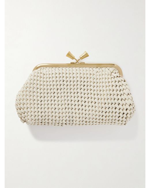 Anya Hindmarch Maud Woven Leather Clutch