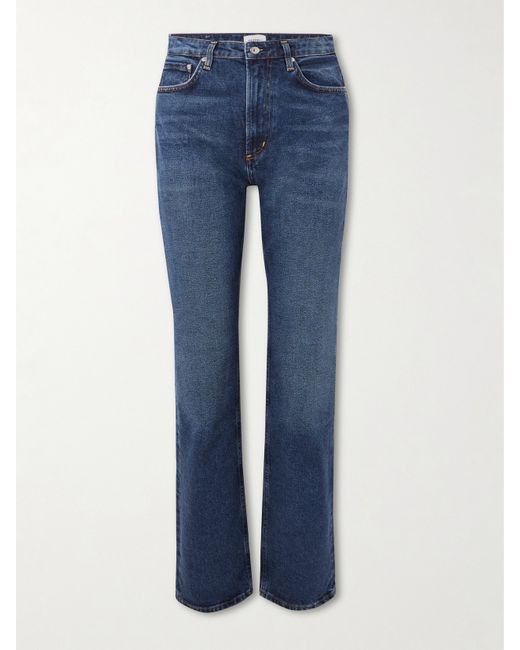 Citizens of Humanity Zurie High-rise Straight-leg Jeans Mid denim
