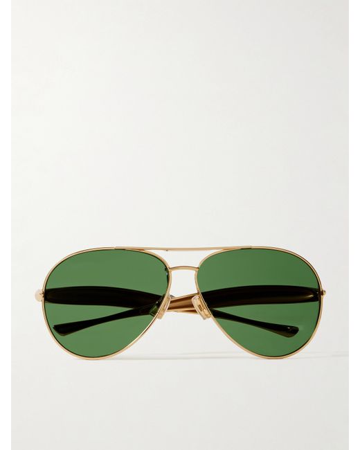 Bottega Veneta Sardine Aviator-style tone Sunglasses