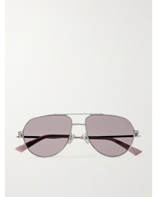 Bottega Veneta Aviator-style tone Sunglasses