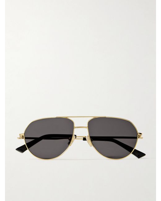 Bottega Veneta Aviator-style tone Sunglasses