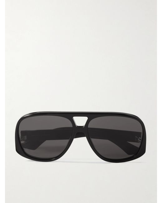 Saint Laurent Oversized Aviator-style Acetate Sunglasses