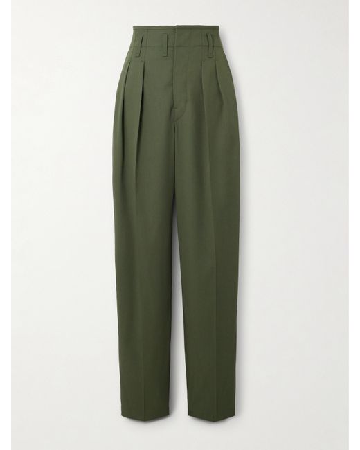 Lemaire Pleated Wool Tapered Pants