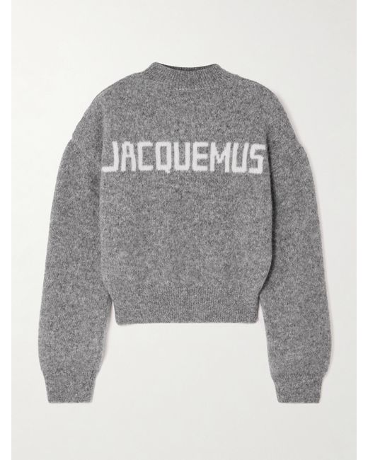 Jacquemus Intarsia Alpaca-blend Sweater